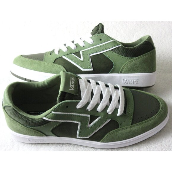 Vans Men's Lowland Cc New Varsity Grape Leaf Dusty Olive Green Shoes Size 11.5 - Picture 1 of 5